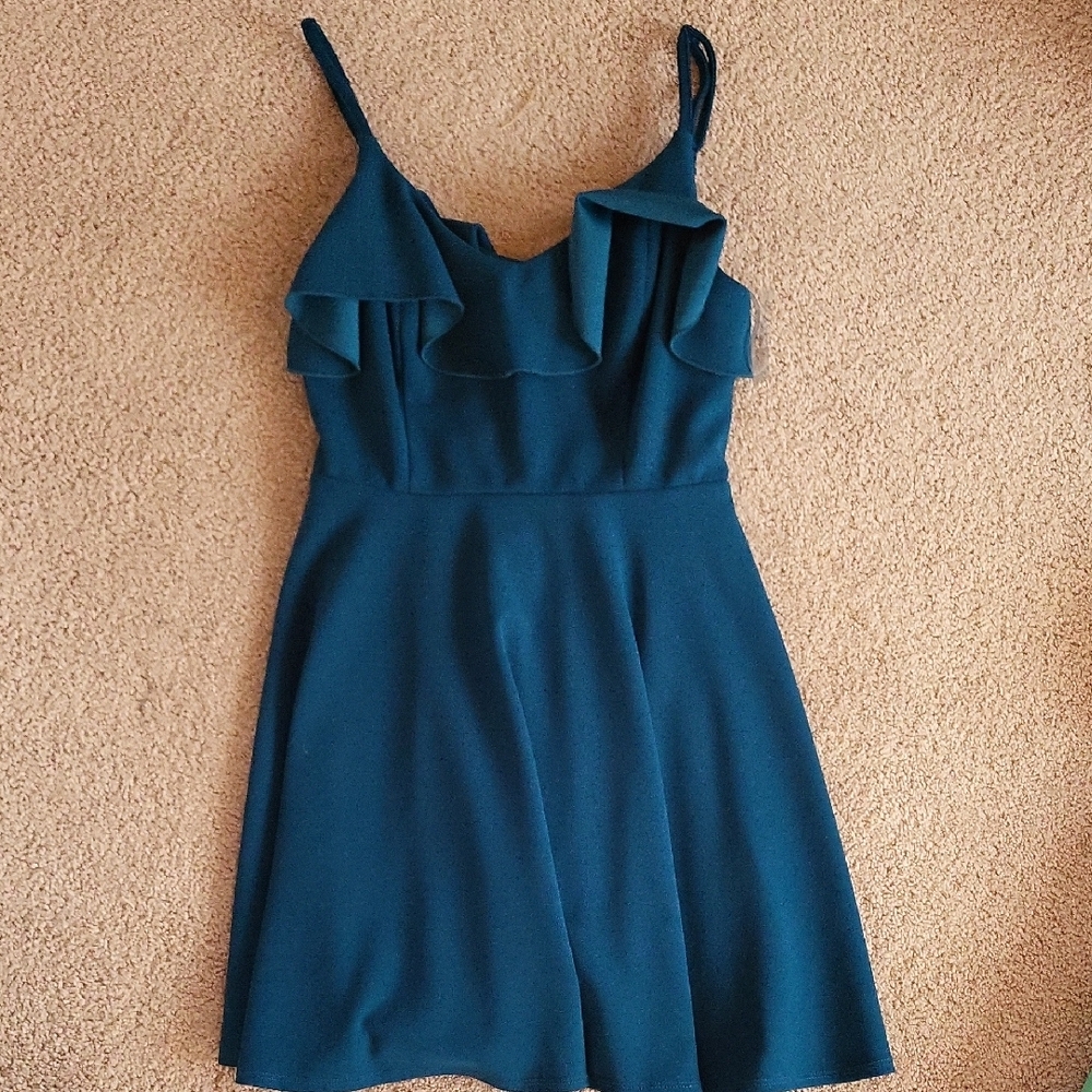 Elegant Teal Dress